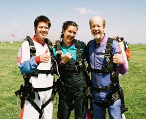 Family Sky Dive Picture
